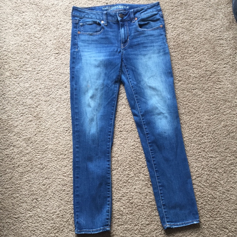 American Eagle Light wash Skinny Regular Jeans